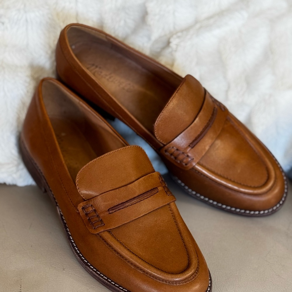 Classic Brown Leather Loafers